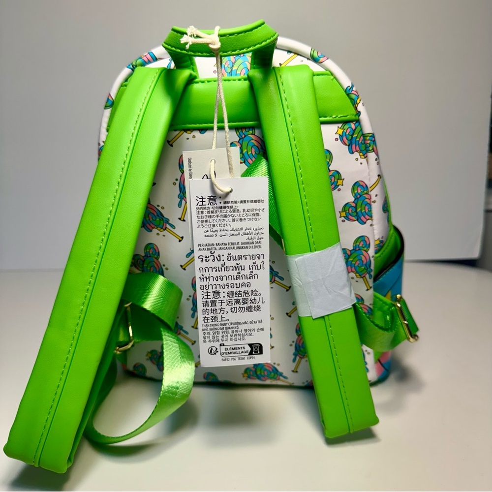 NWT. Loungefly Disney Mickey Mouse Lollipop Loungefly Mini Backpack Disney Eats. - Picture 5 of 11